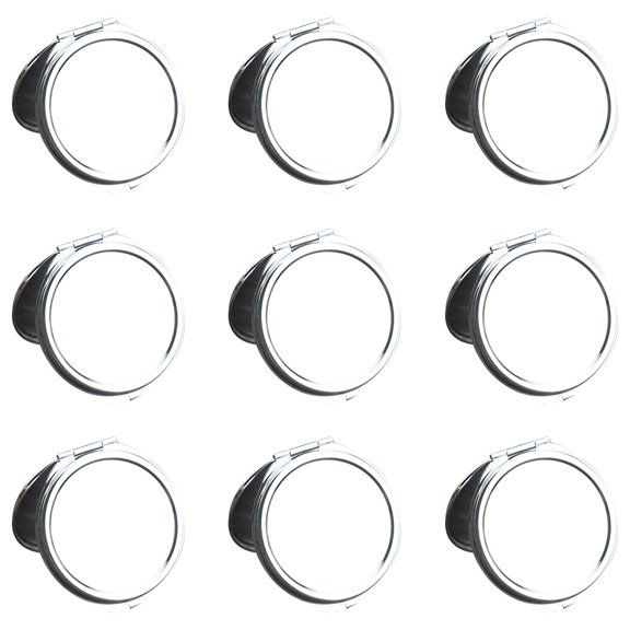 WHAMVOX  10 PCS Travel Cosmetic Vanity Mirror Makeup Portable