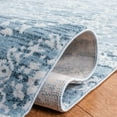 thumbnail image 5 of SAFAVIEH Martha Stewart Isabella Tazmin Diamond Area Rug, Denim Blue/Ivory, 6'7" x 6'7" Round, 5 of 11