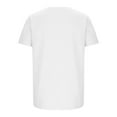 thumbnail image 5 of Cotton T Shirts for Boys Girls Summer Crewneck Short Sleeve Tees Chest Pocket Cozy Base Tops Plain Tshirts (5 Years, White), 5 of 7