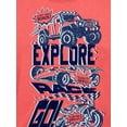 thumbnail image 2 of Wonder Nation Toddler Boys Hangdown Graphic Tee with Long Sleeves, Sizes 12M-5T, 2 of 8