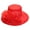 Red, variant on Womens Hat European And Fashion Sun Hat Mesh Lace Flower Sun Hat Outdoor Foldable Large Brim Women's Hat Summer Wide Rim Hat Men