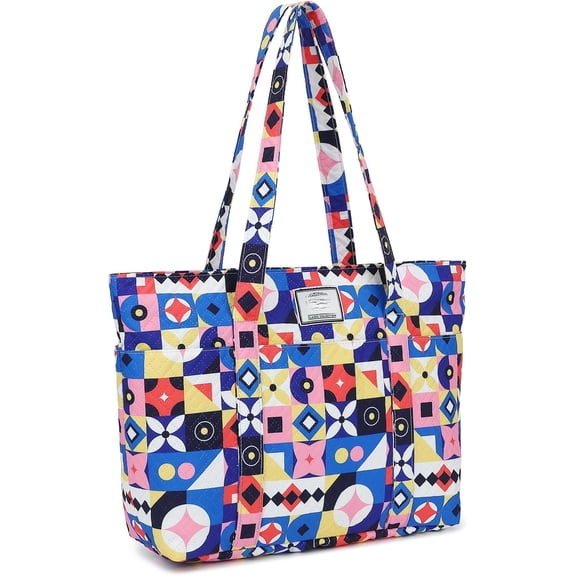 Women's Tote Bag with Laptop Compartment Fit 15.6 inch 16 inch Laptop,Large Capacity Handbag for Work, Travel