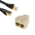 thumbnail image 5 of 1 Female to 2 Female RJ-45 LAN Ethernet Splitter Network Connector Adapter PC Three Socket, 5 of 6