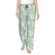 thumbnail image 1 of Balery Floral Daisy Pantalones de pijama para mujer, pijamas ultraligeros, pantalones de estar por casa-Small, 1 of 6