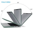 thumbnail image 3 of IBENZER Compatible with MacBook Pro 14 Inch Case 2025 2024 M4 A3112 A3185 A3401 M3 A2918 A2992 M2 A2779 M1 A2442 Pro Max (2025-2021), HardShell Case & KeyboardCover for Mac Pro 14, Midnight Green, 3 of 7