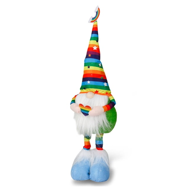 WRKEKC Liquidation Gnome Extensible Style Debout Rudolph Ornements Colorés pour la Maison