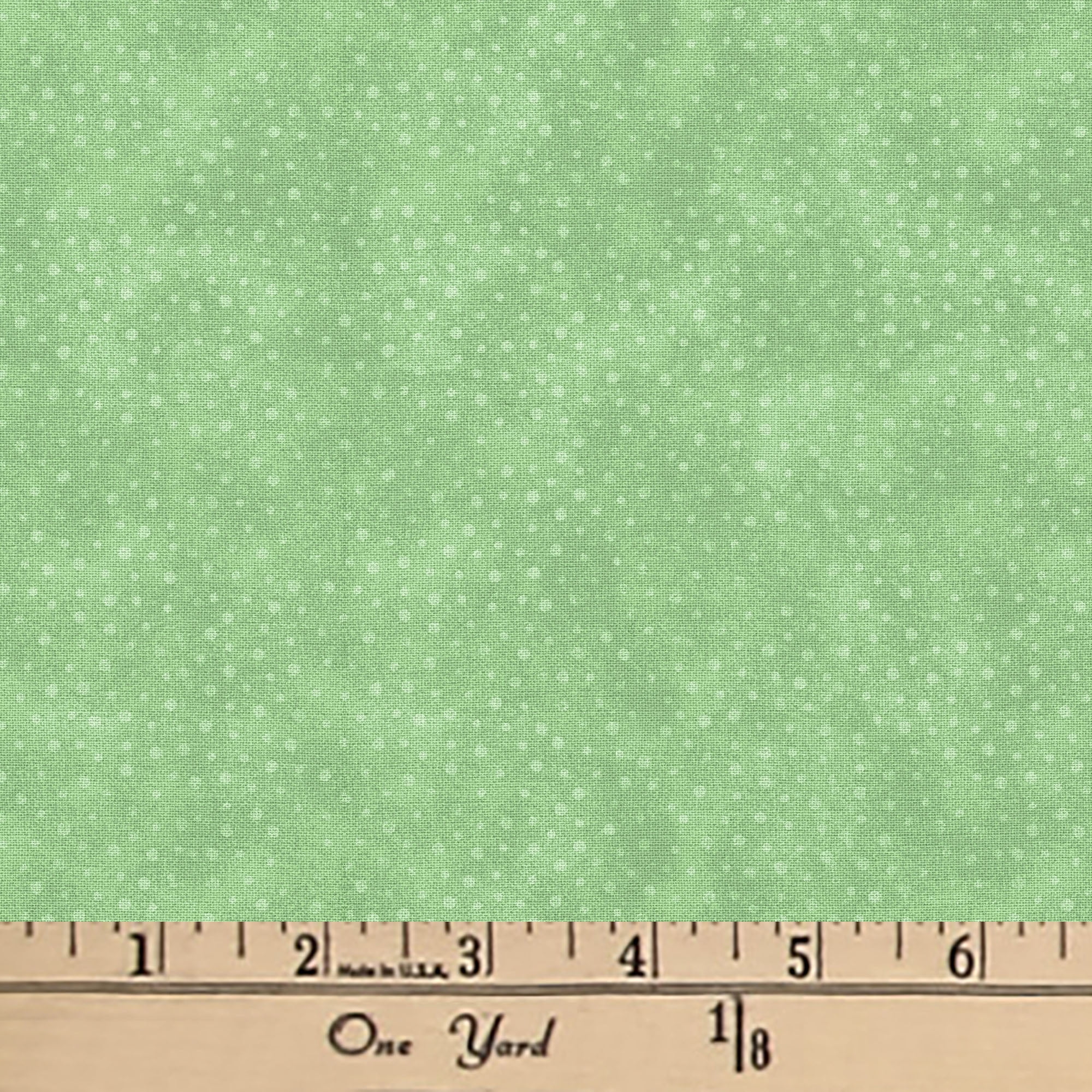 Waverly Inspirations 44" Cotton Norway Dots Sewing & Craft Fabric by the Yard, Jade