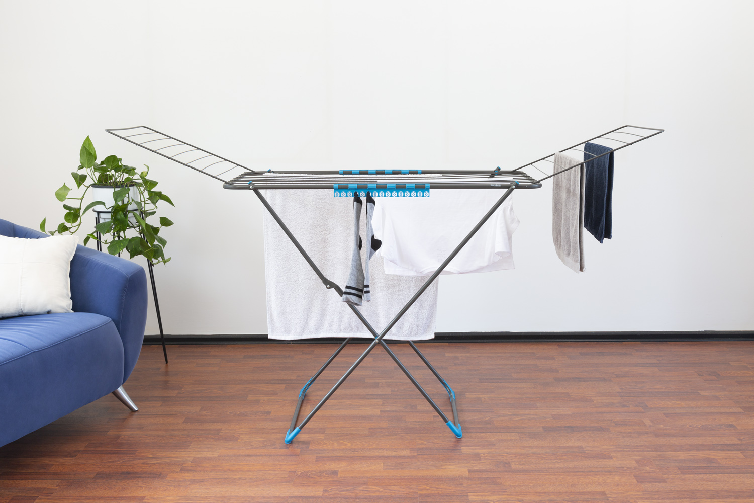 Daytek Winged Clothes Drying Rack 59 Feet Drying Space Walmart