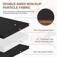 thumbnail image 4 of Slsy 1/2" Thick Memory Foam Non-Slip Rug Pad, 9'x6' FT Protective Padding for Under Area Rugs, Cushioned Gripper Pads for Carpet, Runners, Hardwood Floors Protection, Slip Skid Resistant, 4 of 10