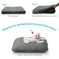 thumbnail image 5 of Paw Inspired 44 x 35 x 6 in Dog Bed Cover Replacement Washable Waterproof Fitted Pet Bed Protector, Removable Cover for Dog Mattress (Gray), 5 of 7