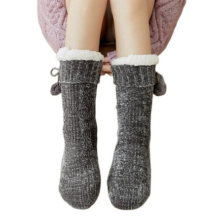 

Fuzzy Socks Cute Colorful Warm Plush Soft Slipper Sock Sleep Stocking For Women Girls Pink