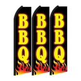 thumbnail image 2 of Bbq Standard Size Swooper Feather Flag Sign Pk of 3 (11.5x 2.5 Feet), 2 of 2
