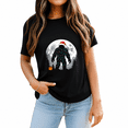 thumbnail image 2 of Funny Bigfoot Santa Christmas Tree Lights Xmas Sasquatch T-Shirt for Men and Women, 2 of 4