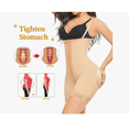 thumbnail image 4 of Fajas Colombianas Body Shaper Cremallera Open Bust Body color cafe talla XL, 4 of 4
