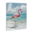 thumbnail image 2 of Stupell Industries Tropical Flamingo At Shore Canvas Art, 16 x 20, by The Prints Vibe, 2 of 8