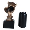 thumbnail image 5 of Wildlife Tropical Rainforest Chimpanzee Monkey Ape Head Bust Figurine With Base, 5 of 6