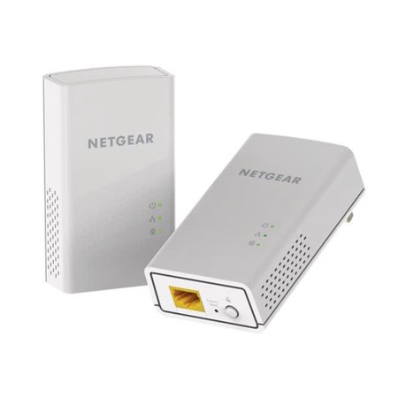 NETGEAR Powerline Extender, 1200Mbps, Wall-plug , 1 Port, 2 Extenders, White