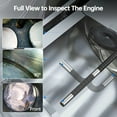 thumbnail image 7 of Articulating Borescope, Teslong Automotive Endoscope with 8 LEDS, 8.5mm Len, 5ft Flexible Cable Snake Industrial Steering Endoscope Inspection Camera, 7 of 7