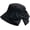 A-black, variant on Womens Bow Bucket Hat Summer Sun Hat Canvas Beach Hat with Bowknot Wide Brim UPF 50+ Travel Foldable Bucket UV Hat Vacation