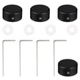 thumbnail image 1 of 4 Sets Pedal Footswitch Toppers with Screws Pads Effector Protective Button, 1 of 8