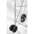thumbnail image 6 of Folding Shopping Cart Double Basket Jumbo Size 150lb Capacity by USA Cash and Carry | Silver, 6 of 10