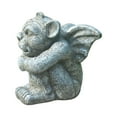 thumbnail image 2 of Garden Gargoyle Statue under $5! Yannianjz Garden Gargoyle Statue with Gothic Style, Resin Stone Figure for Courtyard Decor, Outdoor Protector Sculpture for Home Landscape, 2 of 9