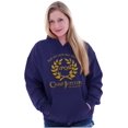 thumbnail image 4 of Camp Jupiter SPQR Greek Mythology Unisex Plus Fleece Graphic Hoodie Brisco Brands 4X, 4 of 5