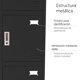 thumbnail image 2 of Locker Casillero De 4 Puertas Guardex  LCL04 Metálico Guardex, 2 of 6