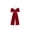 B, variant on DLMCUH Christmas Red Velvet Bows, Christmas Tree Decor, Holiday Party Decor for Wedding and Birthday Occasions,9.84"x8.94"
