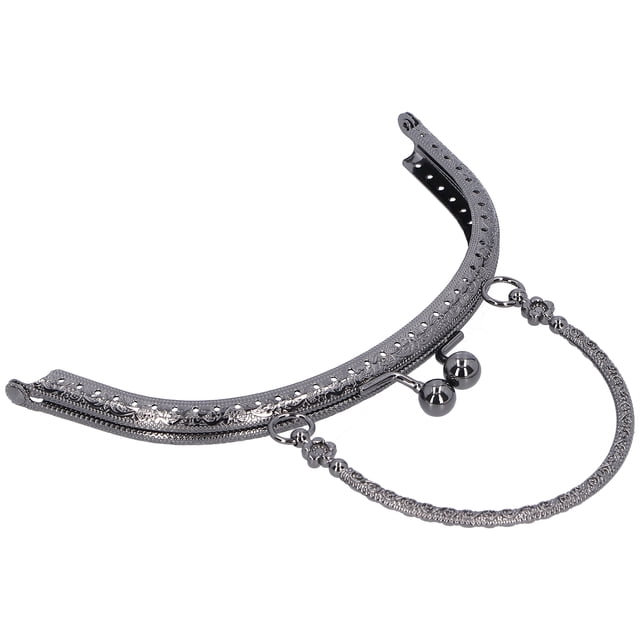Purse Handle, Purse Making Supplies DIY Making Supplies Purse Clasp Frame Clasp Lock For Handbag For Purse For Coin Bag Making Ruthenium,Gold,Silver,Bronze