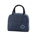 thumbnail image 1 of Cute Portable Panda Nylon Thermal Insulated Waterproof Tote Food Container Fresh Cooler Bags Lunch Storage Handbags Korean Lunch Box NAVY BLUE, 1 of 8