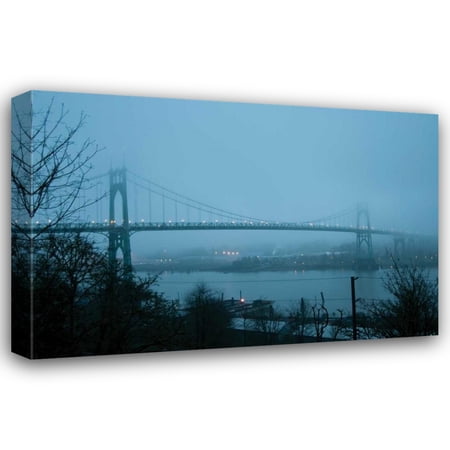 Erin Berzel 24x17 Gallery Wrapped Canvas Wall Art Titled - St. Johns Bridge VII