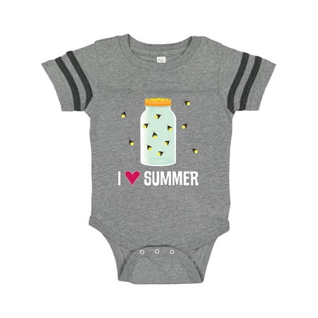 

Inktastic I Love Summer Cute Fireflies Gift Baby Boy or Baby Girl Bodysuit