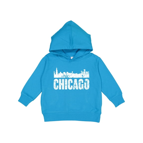 Inktastic Chicago Skyline Grunge Toddler Hoodie