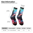 thumbnail image 2 of KLL Lively Cute Turtle Print Cool Socks Men's Women's Crew Socks Funny Crazy Novelty Stockings, 2 of 6