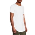 thumbnail image 2 of No Boundaries Men's Elongated T-Shirt with Short Sleeves, 2-Pack, 2 of 2