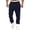 Navy, variant on Tqyyweavej Mens Sweatpants Fleece Drawstring Cottom Pants Casual Active Athletic Workout Sweat Pants Joggers for Men(S-3XL)
