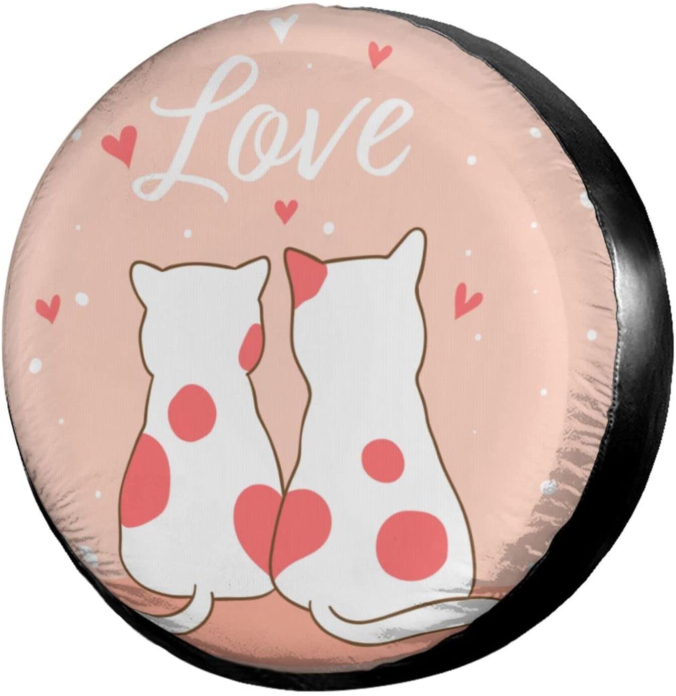 Cats Spare Tire Covers for Jeep RV Trailer SUV Truck and Many Vehicle Wheel Covers Sun Protector