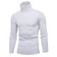 thumbnail image 2 of Suéter de cuello alto de moda con base de tiras verticales Suéter de cuello alto informal popular Suéter de gran tamaño para correr para hombres Cantidad, 2 of 5