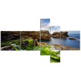 DESIGN ART Designart 'Rocks and Waterfall in Spanish Coast' Seashore