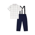 thumbnail image 4 of Tahari Toddler Boy White Bow Tie & Suspender Pant Set, Size 2T-4T, 4 of 6