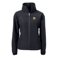 thumbnail image 2 of Women's Cutter & Buck Black Athletics Charter Eco Recycled Full-Zip Jacket, 2 of 3