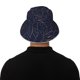 thumbnail image 5 of Balery Copper-Gold Gloss Outline Navy Dark Blue Sombreros para el sol para hombre y mujer, sombrero de pescador con UPF 50+, 5 of 6