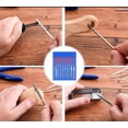 thumbnail image 5 of 10 Pieces Diamond Files, 160mm Mini Modelling Riffler Files Set 4mm Shank Assorted Small Needle Files Triangular Square Flat Shape Metal Files Kit, 5 of 5