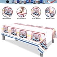 thumbnail image 5 of Hockey Party Supplies - Ice Hockey Birthday Party Set Including Plates, Cups, Napkins, Tableware, Tablecloth, Banner for Kid's Hockey Fans Birthday Gameday - Serves 20, 5 of 7