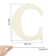 thumbnail image 2 of 15 Inch Wooden Letter,Large Blank Unfinished Wooden Alphabet Letters for Crafts, DIY Projects, Birthday, Party(Letter C), 2 of 7