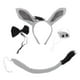 thumbnail image 2 of BRIGHTFUFU 1 juego de adorables diademas con orejas de burro para niños, accesorio de disfraz de Halloween, accesorio para disfraz de burro, diadema para nariz, pajarita y cola, 2 of 8