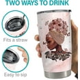 thumbnail image 6 of Black Queen Tumbler Faith Black Women Bible 20oz Tumblers with Lid Gift for African American Afro Black Girl Encouragement Birthday Women Day, 6 of 6