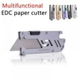 thumbnail image 4 of Pretty Comy Stainless Steel EDC Folding Utility Knife Wallpaper Knife Multi-function Paper Cutter Courier Knife Manual Knife Outdoor Peeler, 4 of 6