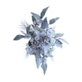 thumbnail image 3 of Guirnaldas florales decorativas de flores artificiales para fondo de boda, elegantes y hechas a mano Azul, 3 of 9